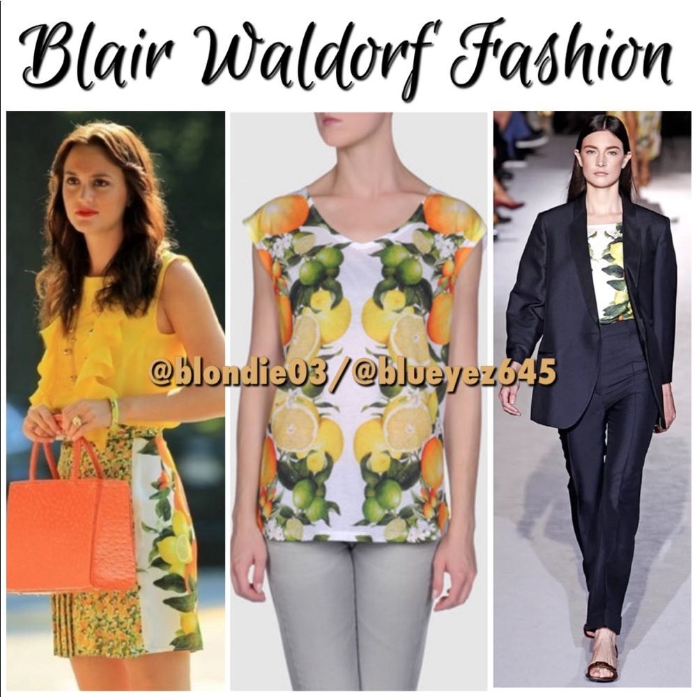 Stella McCartney Citrus Top IT40/US 6